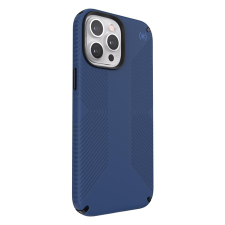 Speck Presidio2 Grip - Csúszásgátló tok iPhone 13 Pro Max készülékhez (Coastal Blue/Black)