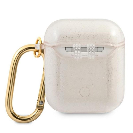 Guess Coloured Glitter - Étui pour Airpods (or)