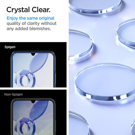 Spigen Glas.TR Slim 2er-Pack - gehärtetes Glas für Samsung Galaxy A34 5G (2 Stück)