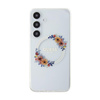 Guess IML Flowers Wreath MagSafe - Samsung Galaxy S24+ Case (transparent)