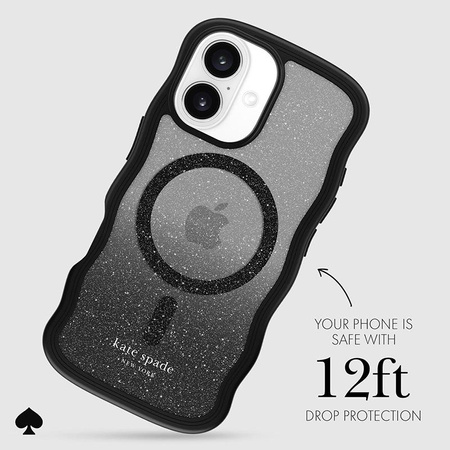 Kate Spade New York Wavy MagSafe - Pouzdro pro iPhone 16 (Nightfall)