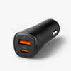 Spigen ArcStation Essential EV482 - USB-C a USB-A PD + QC3.0 48W nabíječka do auta (černá)