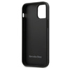 Mercedes Leder Wave Line - Tasche iPhone 12 mini (schwarz)