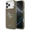 Guess Grained Big 4G Classic Logo - Hülle iPhone 17 Pro Max (braun)