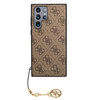 Guess 4G Charms Kollektion - Samsung Galaxy S22 Ultra Tasche (braun)