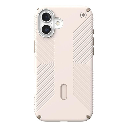 Speck Presidio2 Grip ClickLock & MagSafe - iPhone 16 Plus Case (Bleached Bone / Heirloom Gold / Hazel Brown)