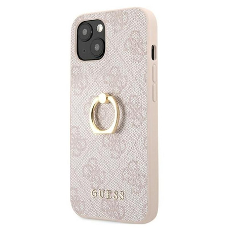 Pouzdro Guess 4G Ring Case - pouzdro pro iPhone 13 mini (růžové)