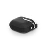 Moshi Pebbo Luxe - AirPods 3 Hülle mit abnehmbarem Handgelenkband (Charcoal Black)