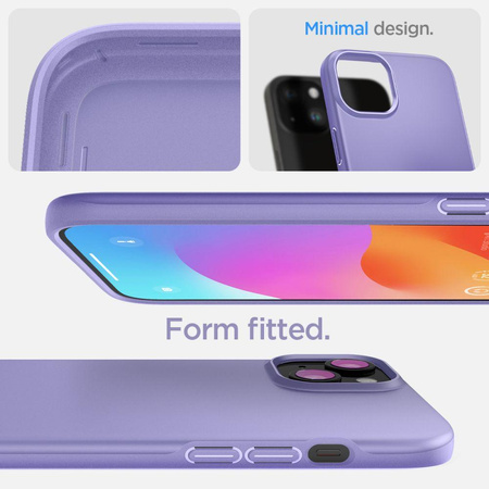 Spigen Thin Fit - pouzdro pro iPhone 15 (fialové)