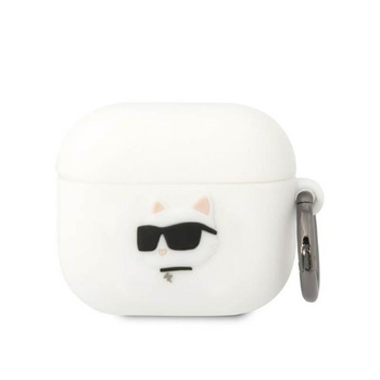 Karl Lagerfeld Silicone NFT Choupette Head 3D - AirPods 3 case (white)