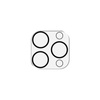 3mk Lens Pro Full Cover - Verre de l'objectif de l'appareil photo pour iPhone 15 Pro / 15 Pro Max