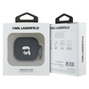 Karl Lagerfeld Silicone Karl Head 3D - AirPods 4 Case (black)