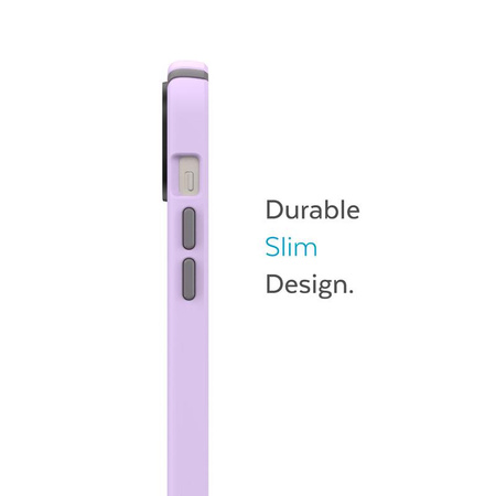 Speck Presidio2 Pro - Coque antibactérienne pour iPhone 14 / iPhone 13 (Spring Purple / Cloudygrey / White)