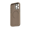 Moshi Napa MagSafe - Leather Case for iPhone 15 Pro (Woodsmoke Brown)