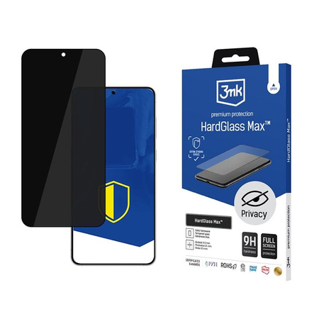 3mk HardGlass Matt Max Privacy - Verre trempé mat avec filtre de confidentialité pour Samsung Galaxy S25 Edge