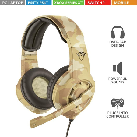 Trust GXT 310D Radius - Headphones for gamers