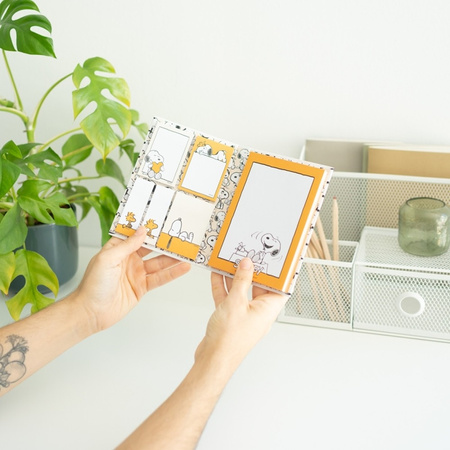 Notatnik A6 z Karteczkami Samoprzylepnymi Snoopy do Notatek dla Dzieci