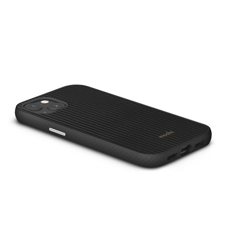 Moshi Arx Slim Hardshell Case - Étui MagSafe pour iPhone 13 (Noir Mirage)