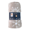 Arti Casa - Flanell-Weihnachtsdecke 150x200 cm (Beige)
