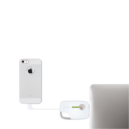 Moshi Xync Lightning - Multifunctional charging and syncing pendant (white)