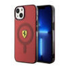 Ferrari Translucent MagSafe - iPhone 14 tok (piros)