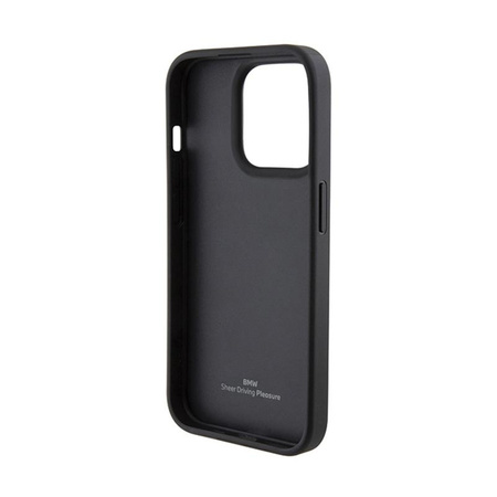 BMW Leather Seats Pattern - Coque pour iPhone 15 Pro (noir)