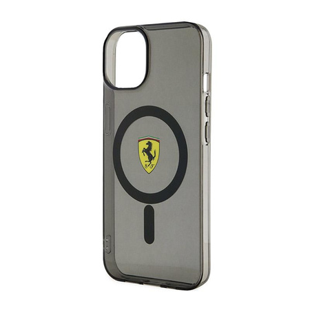 Ferrari Translucent MagSafe - iPhone 14 Case (Black)