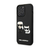 Karl Lagerfeld Ikonik 3D Karl & Choupette - iPhone 13 Pro Max Tasche (schwarz)