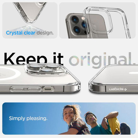 Spigen Ultra Hybrid MagSafe - Coque pour iPhone 14 Pro Max (Blanc)