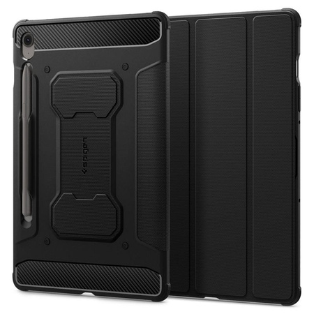 Spigen Rugged Armor Pro - Étui pour Samsung Galaxy Tab S10 FE+ 13.1" (Noir)