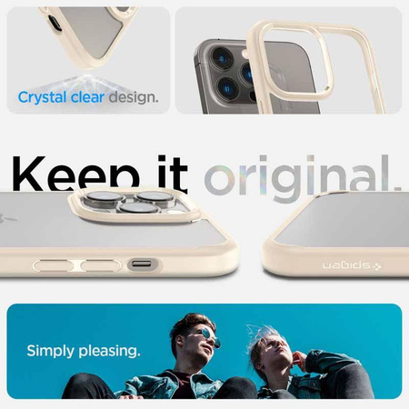 Spigen Ultra Hybrid - Etui do iPhone 14 Pro (Beżowy)