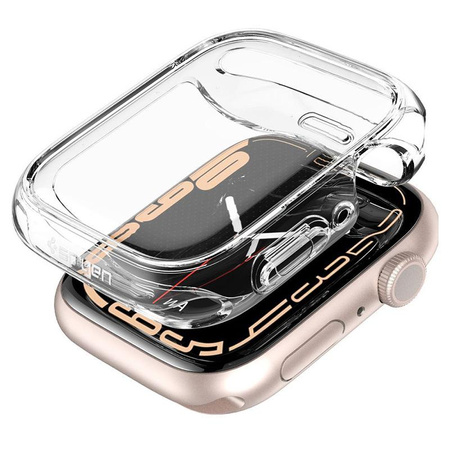 Spigen Ultra Hybrid - étui pour Apple Watch 7/8/9 45 mm (Transparent)