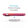 Speck CandyShell Pro - iPhone 14 Pro Max Hülle mit MICROBAN-Beschichtung (Digital Pink / Energy Red)
