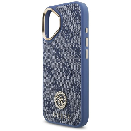 Guess 4G Strass Logo MagSafe - Pouzdro iPhone 17 (Modrá)