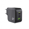 Green Cell - Green Cell GC PowerGaN 65W power charger (2x USB-C Power Delivery, 1x USB-A Quick Charge compatible 3.0)