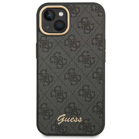 Guess 4G Metal Camera Outline Case - Tasche für iPhone 14 Plus (Schwarz)