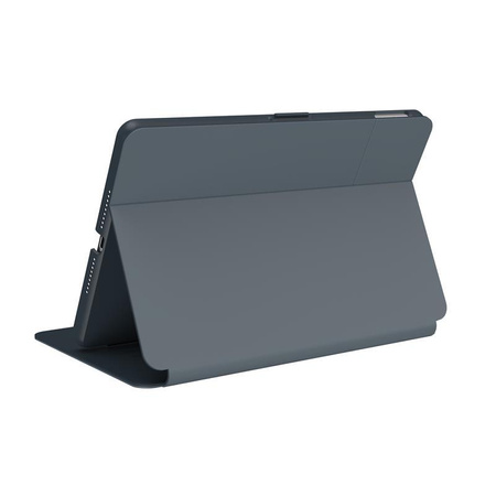 Speck Balance Folio - Étui pour iPad 10.2" 9 (2021) / 8 (2020) / 7 (2019) avec revêtement MICROBAN (Stormy Grey/Charcoal Grey)