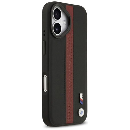 BMW M Perforated Stripe Logo MagSafe - iPhone 17 Case (Red)