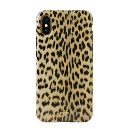 PURO Glam Leopard Cover - Coque pour iPhone Xs Max (Leo 1)