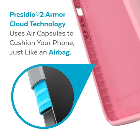 Speck Presidio2 Pro - pouzdro pro iPhone 13 Pro s povrchovou úpravou MICROBAN (růžová/starorůžová)