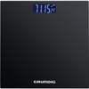 Grundig - Elektronische Personenwaage, Glas, bis zu 180 kg (schwarz)