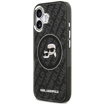 ETUI DO IPHONE 17 do MAGSAFE KARL LAGERFELD ORYGINALNE CZARNE MODNE CASE