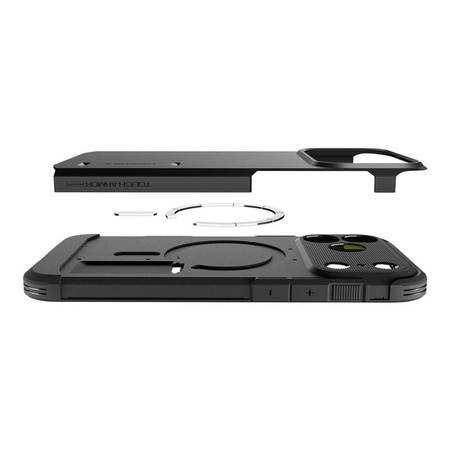 ETUI DO IPHONE 17 PRO MAX do MAGSAFE SPIGEN ARMOR ORYGINALNE SZARE CASE
