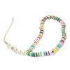 Guess Phone Strap Beads and Pearls Heishi - Telefonanhänger 25 cm (Multicolor)