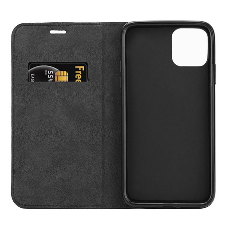 Crong Folio Case - Coque pour iPhone 11 Pro avec rabat magnétique (noir)