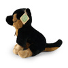 Rappa - Peluche realistico cane pastore tedesco mascotte seduto 23 cm Collezione Eco-Friendly Soft