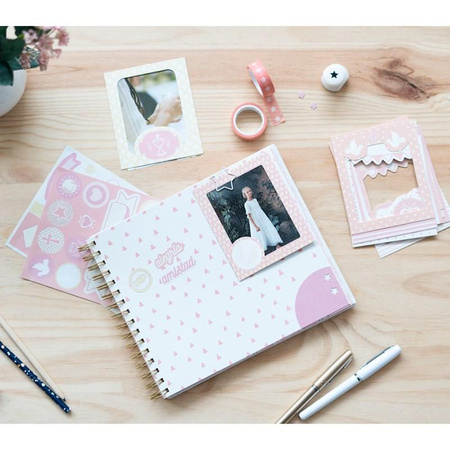 Kommunion Geschenkpaket rosa