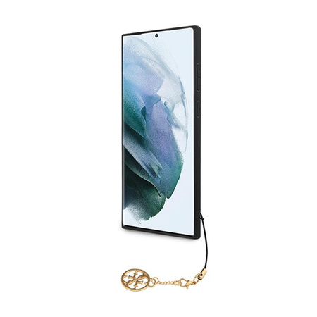 Guess 4G Charms Collection - pouzdro pro Samsung Galaxy S24 Ultra (černé)