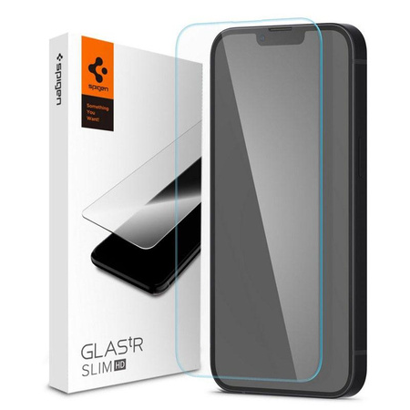 Spigen Glas.TR Slim - Tempered glass for iPhone 16e / iPhone 14 / iPhone 13 / iPhone 13 Pro