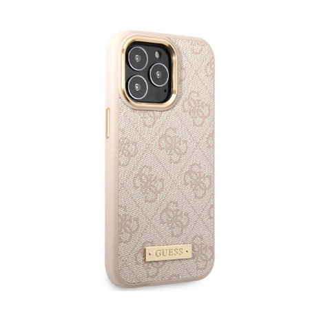 Guess 4G Logo Plate MagSafe - iPhone 13 Pro Case (pink)